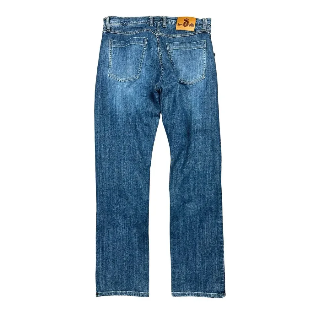 Sartso Killer Kevlar Motorcycle Jeans Blue — Size 36